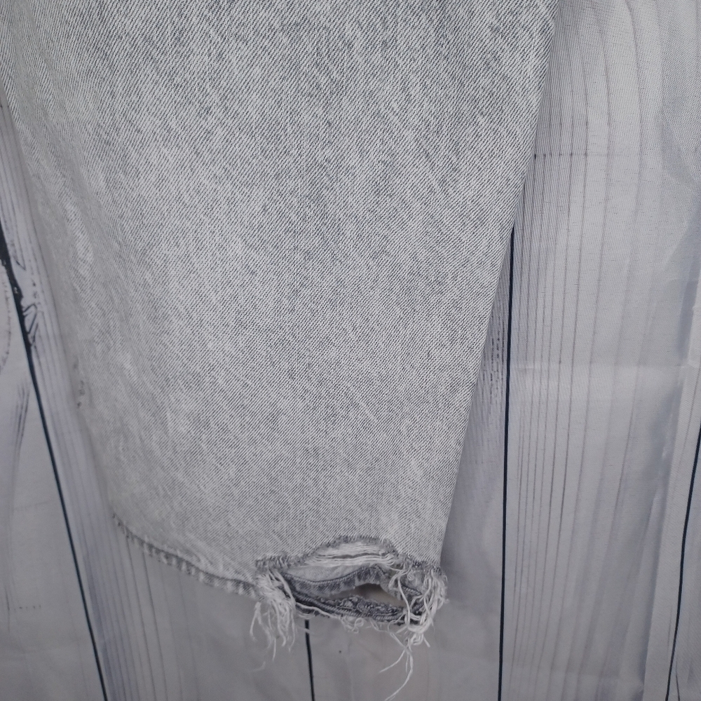 American Eagle 90's straight high-rise distressed baggy grunge streetwear jeans - Picture 14 of 15